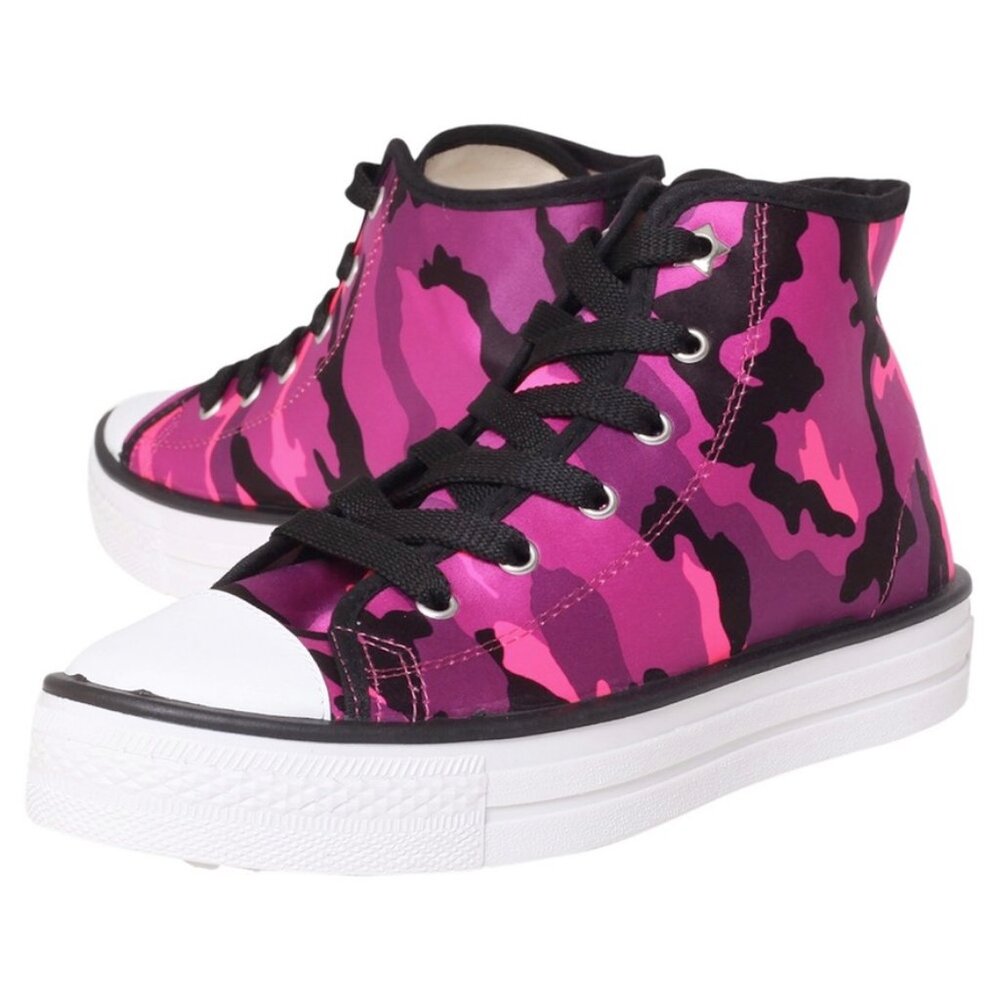 NWOB KG Kurt Geiger Lori Camo Print Hi Top Trainers